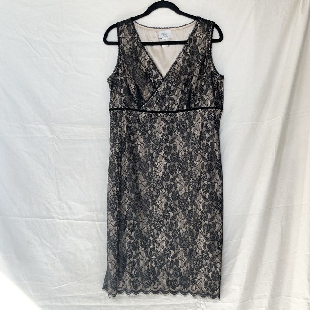 Ann Taylor Lace Floral Midi Dress Whimsigoth Witchy Feminine Dainty